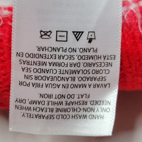 Holiday time 3D Embellished Christmas Sweater Skating Reindeer Girls L (10-12) - Picture 6 of 6